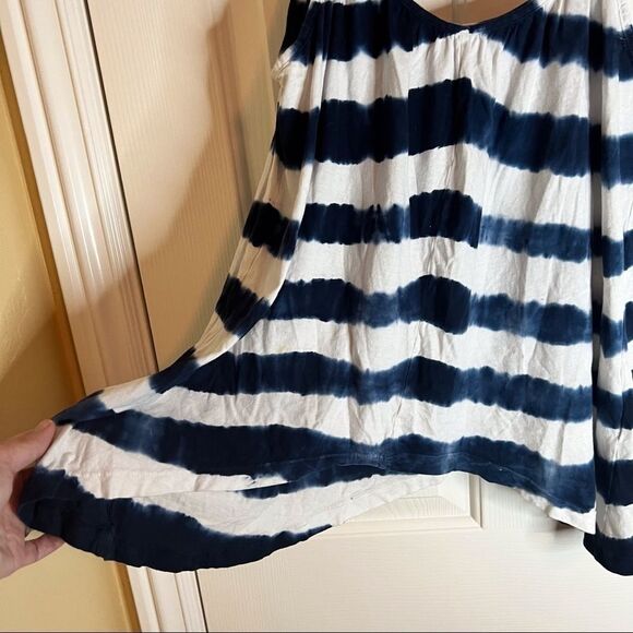 Zara Trafaluc Tank Cotton Flowy Nautical Travel BOHO Size Small Resortwear - Picture 4 of 7